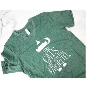 Cat Lady "Cats Are My Favorite X-LARGE Tee